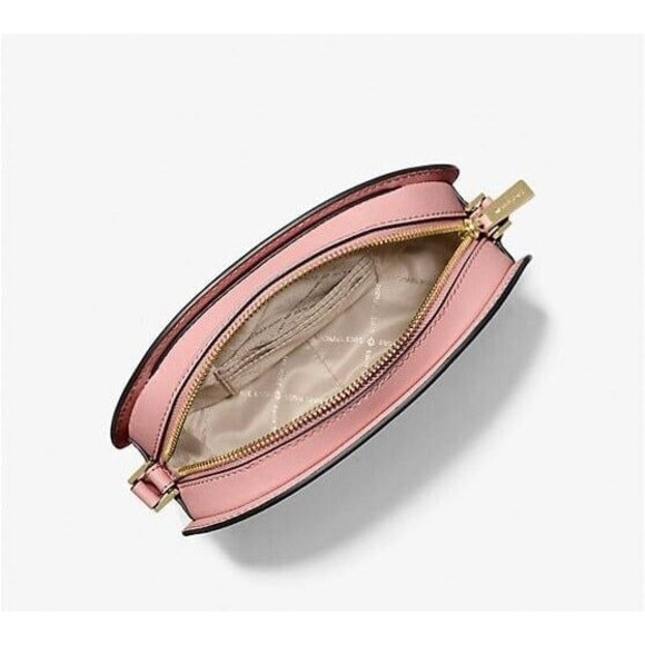 New Michael Kors Jet Set Travel Medium Saffiano Leather Crossbody Primrose - Picture 3 of 3